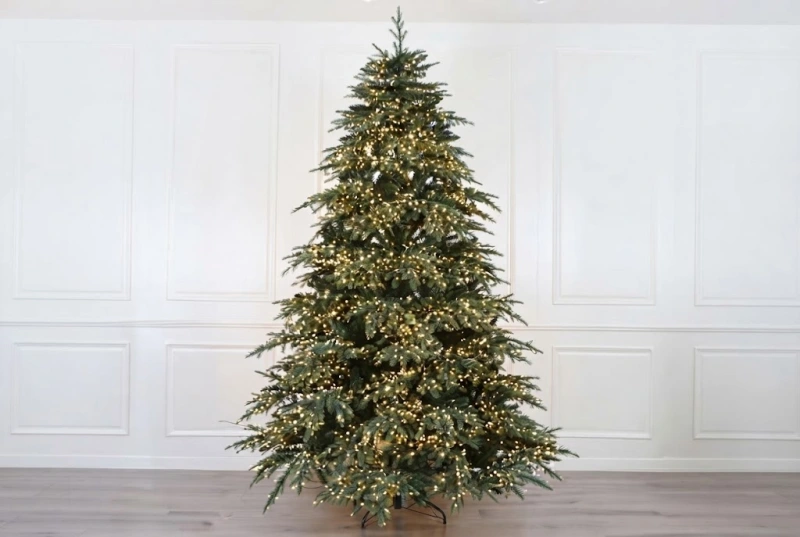 Albero di Natale Big Sky 210 cm Verde con 4000 Luci LED